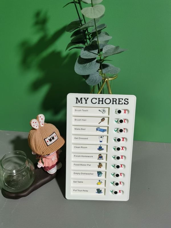 Self-Discipline Checker Children’S Elementary School Students Study Table Good Habit Development Plan This Summer Vacation Task Time Artifact Table